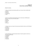 Test bank fundamentals of corporate finance 9th edition chap007