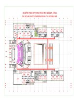 TRUNG TÂM HỘI NGHỊ QUỐC GIA  MẶT BẰNG TẦNG 2