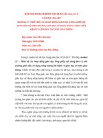 MODULE 27 THIẾT kế các HOẠT ĐỘNG GIÁO dục LỒNG GHÉP