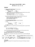 :: Trường THCS Trần Văn Ơn :: | Tin tức | Dạy và Học | Anh | ĐỀ CƯƠNG ÔN TẬP VÀ KIỂM TRA HỌC KỲ II KHỐI 6789 MÔN ANH VĂN ON TAP HKII   Anh 6