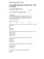 Đề cương lớp 7 :: Trường THCS Trần Văn Ơn :: | Tin tức | Dạy và Học | Tin hoc | Đề cương ôn tập Học kỳ 1Năm học 20142015 môn Tin học De cuong Tin K7