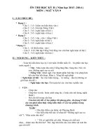 Môn Ngữ văn :: Trường THCS Trần Văn Ơn :: | Tin tức | Dạy và Học | Đề Cương Ôn tập khối 9 Học Kỳ 2 Năm học 20132014 (Tham khảo)