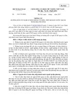 Nội dung Dự thảo thông tư Dự thảo Thông tư hướng dẫn về nghi lễ đối ngoại và đón, tiếp khách nước ngoài thăm địa phương