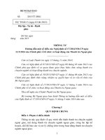 dự thảo Thông tư Góp ý Dự thảo Thông tư hướng dẫn thực hiện Nghị định 172014NĐCP ngày 1132014 của Chính phủ về tổ chức và hoạt động của Thanh tra Ngoại giao Du thao Thong tu