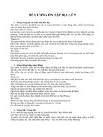 Môn Địa khối 9 :: Trường THCS Trần Văn Ơn :: | Tin tức | Dạy và Học | Địa | Hướng dẫn ôn tập học kỳ 1 môn Địa