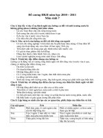 Sinh học lớp 7 :: Trường THCS Trần Văn Ơn :: | Tin tức | Dạy và Học | Sinh | Hướng dẫn ôn tập Học Kỳ 2 môn Sinh học Ontap Sinh 7 HKII