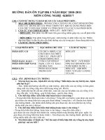 Môn Công nghệ 7 :: Trường THCS Trần Văn Ơn :: | Tin tức | Dạy và Học | Công nghệ | Hướng dẫn ôn tập học kỳ 1 môn Công nghệ