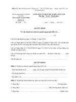 Phụ lục 2 Góp ý Dự thảo Thông tư hướng dẫn thực hiện Nghị định 172014NĐCP ngày 1132014 của Chính phủ về tổ chức và hoạt động của Thanh tra Ngoại giao