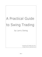 A practical guide to swing trading 