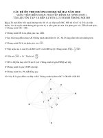 Bài tập số 4 :: Trường THCS Trần Văn Ơn :: | Tin tức | Dạy và Học | Toán | Bài luyện tập Toán Hình học  Học kỳ 2 Lớp 9 Bai tap so 04