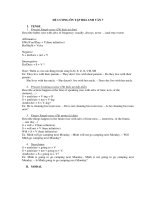 Anh văn lớp 7 :: Trường THCS Trần Văn Ơn :: | Tin tức | Dạy và Học | Anh | Hướng dẫn ôn tập môn Anh văn học kỳ I 20112012 On Anh 7 HK1 11 12