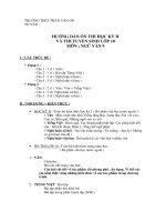 Văn lớp 9 :: Trường THCS Trần Văn Ơn :: | Tin tức | Dạy và Học | Văn | Hướng dẫn ôn tập Học Kỳ 2 môn Văn HD ON VAN 9 HKII