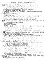 Vật lý lớp 6 :: Trường THCS Trần Văn Ơn :: | Tin tức | Dạy và Học | Lý | Hướng dẫn ôn tập môn Vật lý học kỳ I 20112012 DECUONG HKI VL6