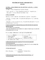 Sinh 6 :: Trường THCS Trần Văn Ơn :: | Tin tức | Dạy và Học | Sinh | Hướng dẫn ôn tập môn Sinh HK1  nh 20122013 DC Sinh 6 HKI 12 13