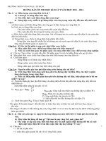 Môn Lý :: Trường THCS Trần Văn Ơn :: | Tin tức | Dạy và Học | Đề Cương Ôn tập khối 9 Học Kỳ 2 Năm học 20132014 (Tham khảo)