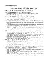 Công nghệ lớp 6 :: Trường THCS Trần Văn Ơn :: | Tin tức | Dạy và Học | Công nghệ | Hướng dẫn ôn tập Học Kỳ 2 môn Công Nghệ On tap CN6 HK2