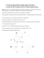 Bài tập số 1 :: Trường THCS Trần Văn Ơn :: | Tin tức | Dạy và Học | Toán | Bài luyện tập Toán Hình học  Học kỳ 2 Lớp 9 Bai tap so 01