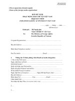 Mau so 1   Don de nghi hoat dong bao chi tai Vietnam