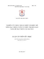 Nghiên cứu phẫu thuật ghép tấm biểu mô niêm mạc miệng nuôi cấy điều trị rối loạn nặng bề mặt nhãn cầu hai mắt (FULL TEXT)