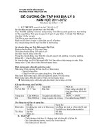 Địa lý lớp 6 :: Trường THCS Trần Văn Ơn :: | Tin tức | Dạy và Học | Địa | Hướng dẫn ôn tập môn Địa học kỳ I 20112012 (DECUONG HK1 DIA6