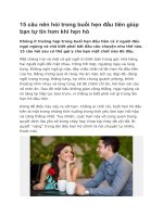 15 câu nên hỏi trong buổi hẹn đầu tiên giúp bạn tự tin hơn khi hẹn hò đầu tiên