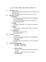 DẤU của NHỊ THỨC bậc NHẤT MUC 3