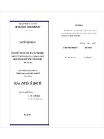 Quản lý tài nguyên nước dựa vào cộng đồng nghiên cứu sự tham gia của cộng đồng trong quản lý tài nguyên nước tại hồ thác bà, tỉnh yên bái 