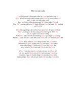 Lời bài hát hợp âm guitar Bên em mùa xuân