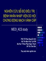 nghien cuu so bo dt benh nhan nhap vien do hoi chung DMVC