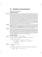 Instructor solution manual to accompany physical chemistry 7th  ed  by peter atkins chap10 