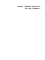 7  solutions manual for mathematics for physical chemistry 