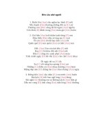 Lời bài hát hợp âm guitar Bên cầu nhớ người