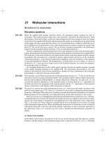 Instructor solution manual to accompany physical chemistry 7th  ed  by peter atkins chap21 