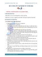 đề CƯƠNG ôn tập KINH tế VI mô