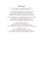 Lời bài hát hợp âm guitar Bến đò năm xưa