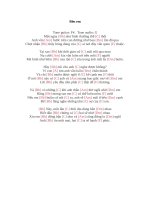 Lời bài hát hợp âm guitar Bên em