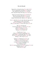 Lời bài hát hợp âm guitar Bên cầu biên giới