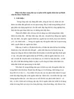 Phân tích thực trạng đào tạo và phát triển nguồn nhân lực tại bệnh viện đa khoa thanh hóa 