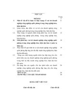 TÀI LIỆU THAM KHẢO   đề tài KINH tế CHÍNH TRỊ, PHÁT HUY VAI TRÒ của các DOANH NGHIỆP CÔNG NGHIỆP QUỐC PHÒNG TRONG sự NGHIỆP CÔNG NGHIỆP hóa HIỆN đại hóa HIỆN NAY