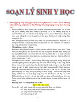 ĐỀ CƯƠNG LÝ SINH Y HỌC