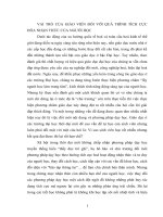 TÀI LIỆU THAM KHẢO    TIỂU LUẬN GIÁO DỤC HỌC VAI TRÒ của GIÁO VIÊN đối với QUÁ TRÌNH TÍCH cực hóa NHẬN THỨC của NGƯỜI học