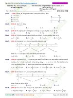 Giải chi tiết đề tham khảo kì thi THPTQG 2018   môn toán