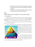 HỌC THUYẾT cơ bản tạo ĐỘNG lực CHO NGƯỜI LAO ĐỘNG 