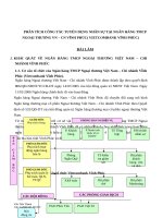 PHÂN TÍCH CÔNG tác TUYÊN DỤNG NHÂN sự tại NGÂN HÀNG   VIETCOMBANK VĨNH PHÚC