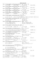 Đề cương toán 10 HK2