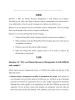 Là nhà quản trị, anh chị làm gì để quản lý nhân viên của mình một cách có hiệu quả e 