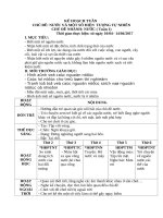 Kế hoạch giáo dục chủ đề nước và các hiện tượng tự nhiên 1 