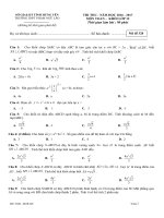 ĐỀ KSCL TOÁN 12 lần 1 328