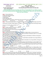 đề thi thpt môn sinh học