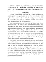 TÀI LIỆU THAM KHẢO   lý LUẬN GIÁ TRỊ THẶNG dư TRONG tác PHẨM tư bản của các mác, ý NGHĨA đối với NHIỆM vụ PHÁT TRIỂN KINH tế THỊ TRƯỜNG ĐỊNH HƯỚNG xã hội CHỦ NGHĨA ở nước TA HIỆN NAY